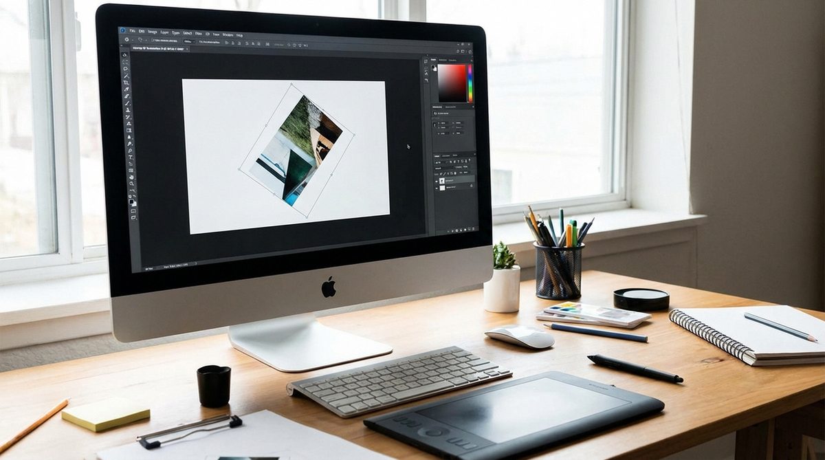 How to Rotate Text in Adobe Photoshop