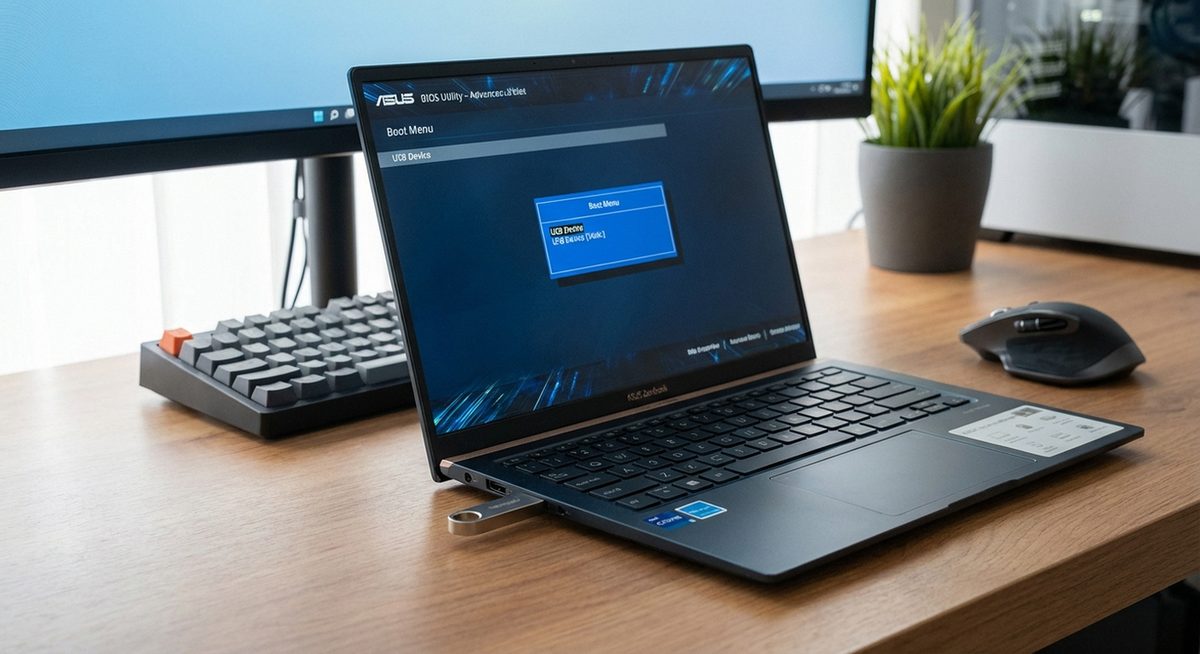 Boot ASUS Laptop from USB: Access Boot Menu and Install Windows from USB Drive