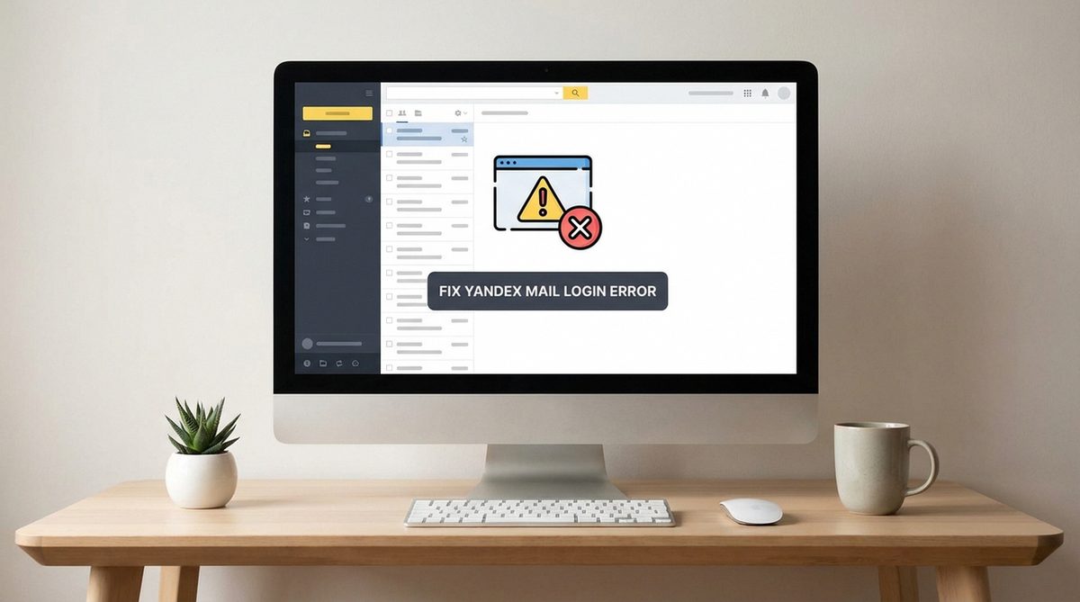 Fix Yandex Mail Login Error: Access and Authentication Issues