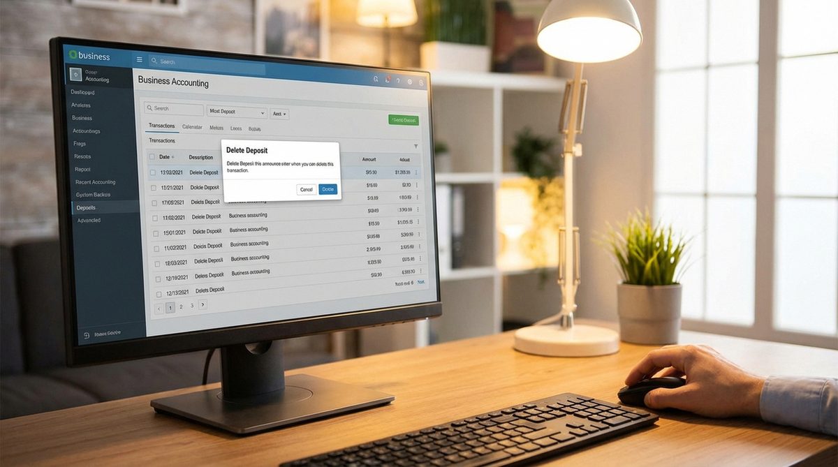 How to Delete or Remove a Deposit and Payment Entry in QuickBooks