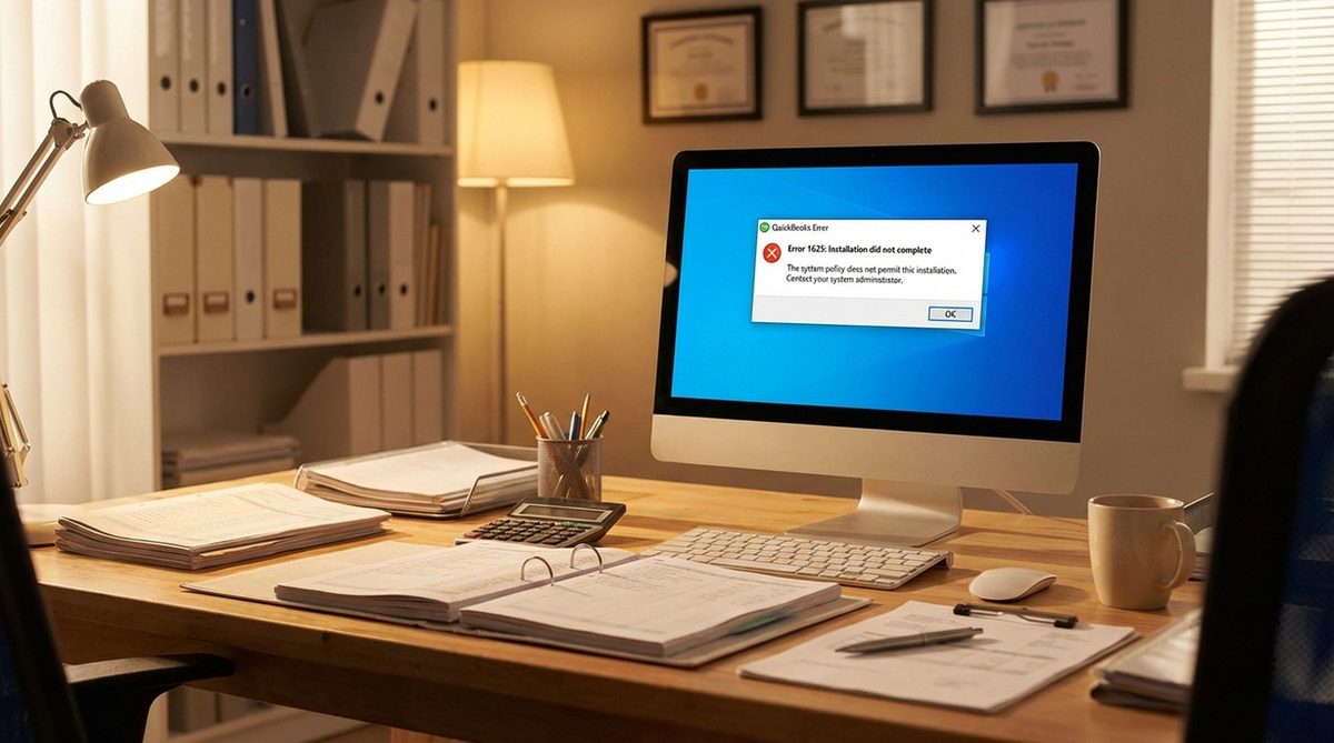 Fix QuickBooks Error 1625: Installation Blocked by System Policy
