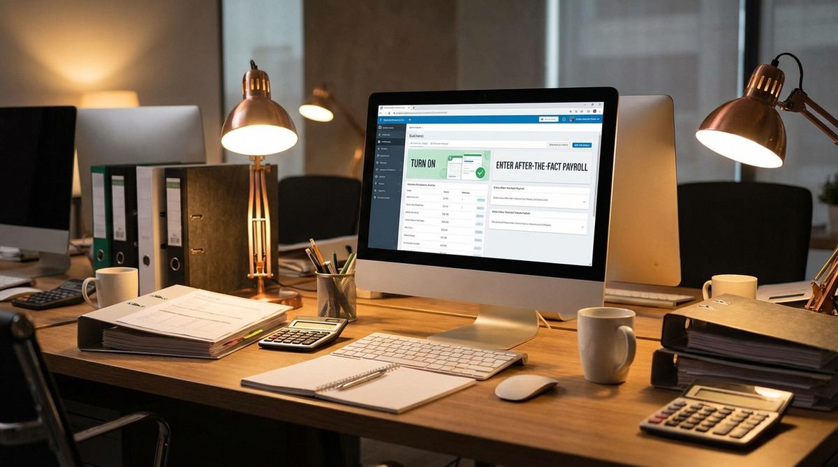 How to Enter After the Fact Payroll in QuickBooks Desktop