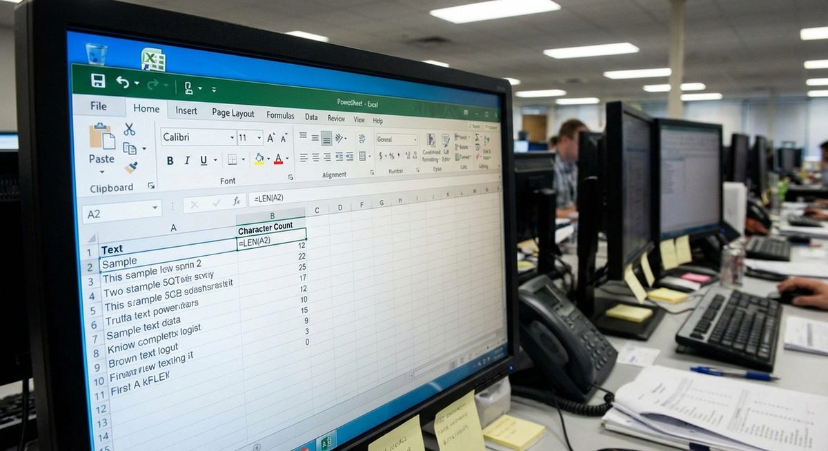 Count Characters in Excel: Use LEN, SUBSTITUTE, and SUMPRODUCT for Character Counting
