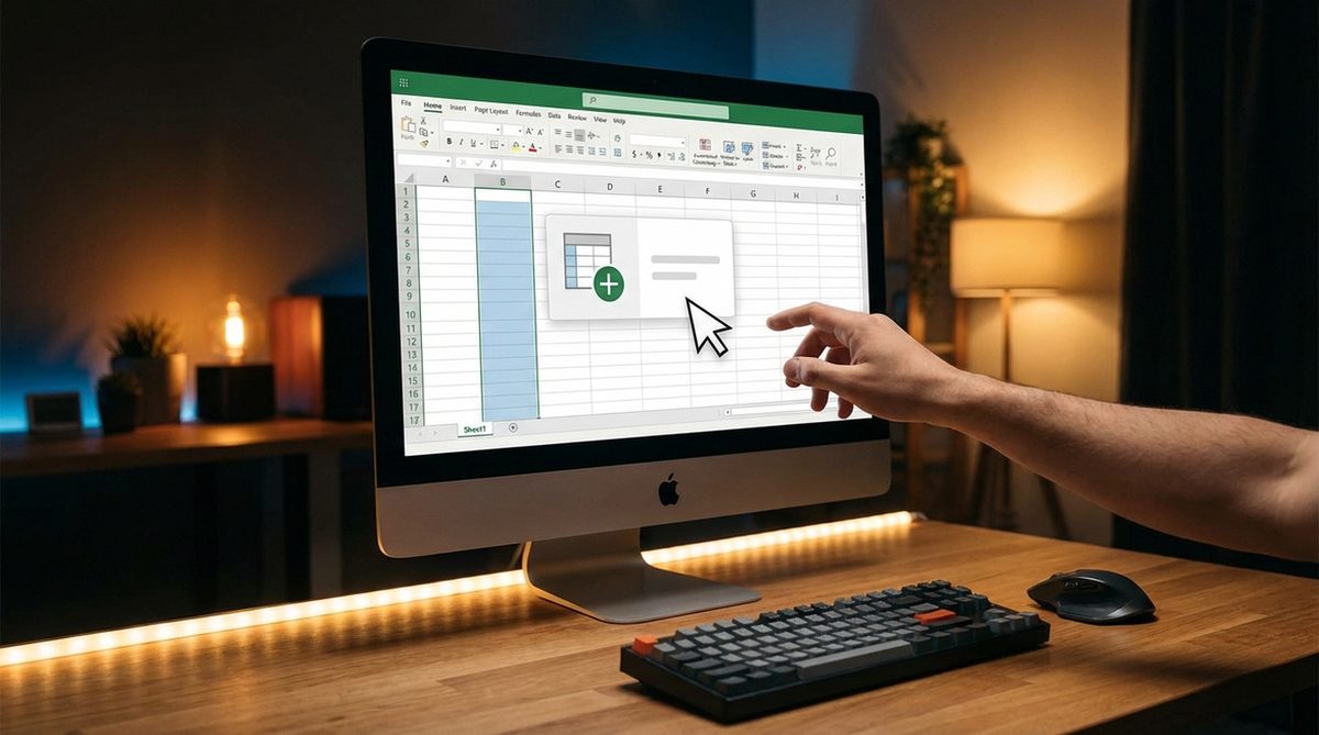 How to Add a Column in Excel: Every Method Explained
