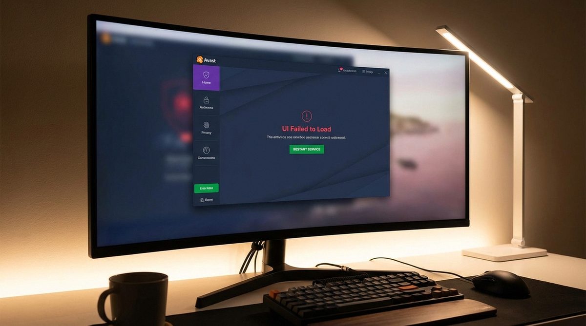 Fix Avast UI Failed to Load Error on Windows