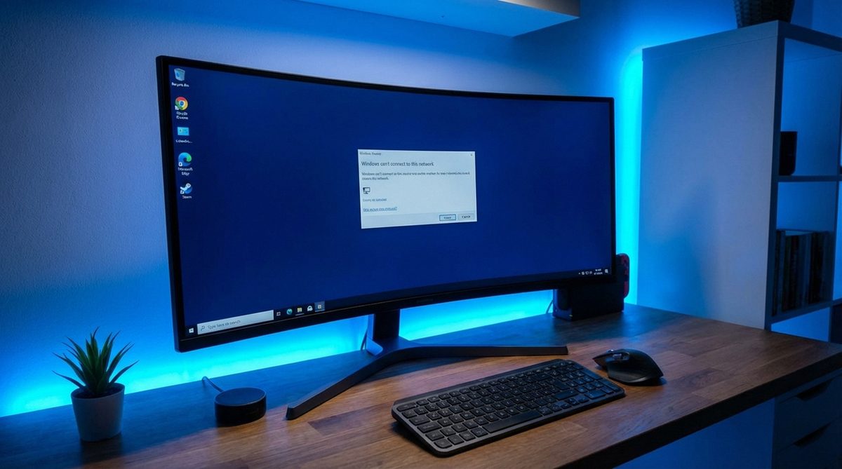Fix Windows Can't Connect to This Network Error