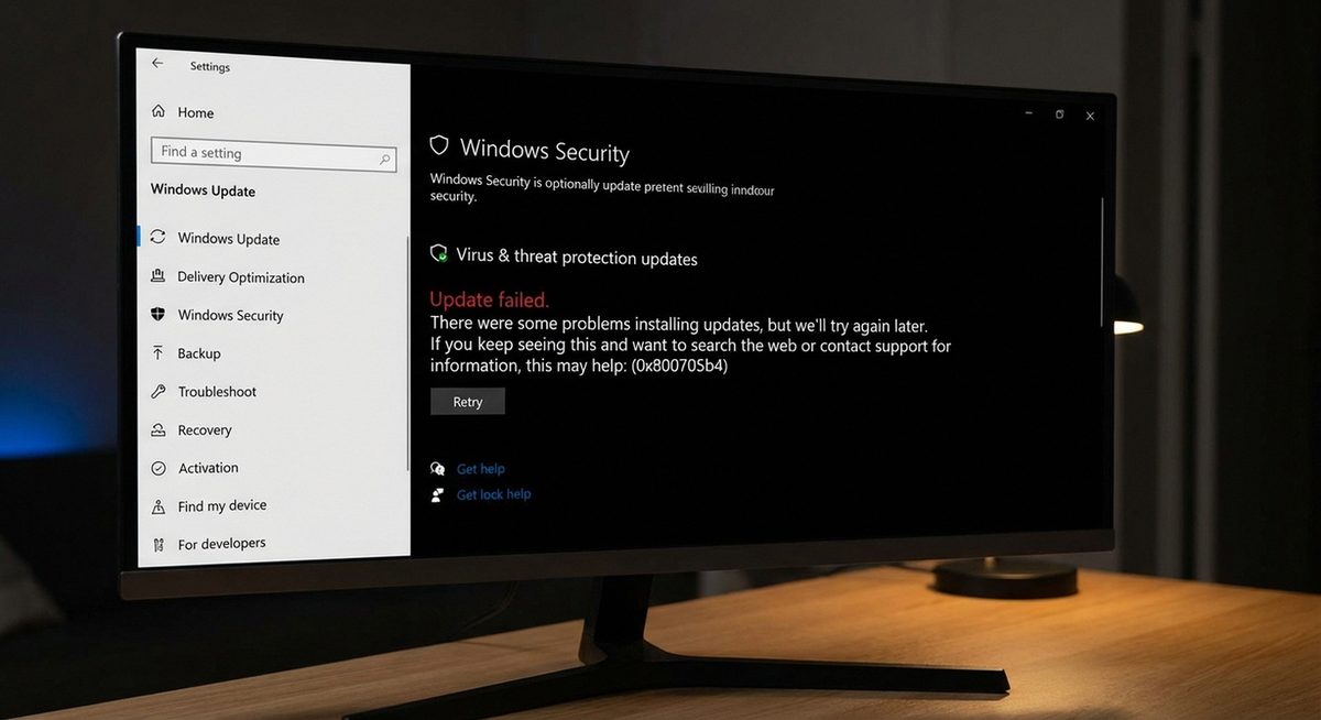 Windows Defender Error 0x800705b4: How to Fix Update and Definition Failures