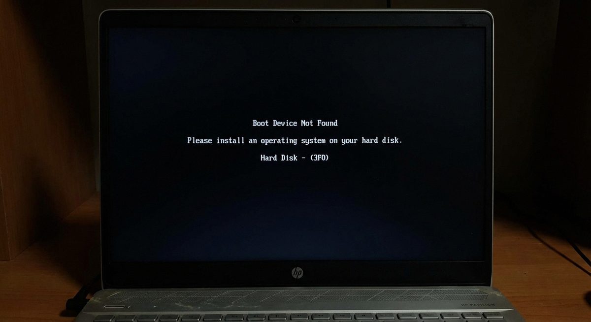 HP Hard Disk 3F0 Error: Fix Boot Device Not Found on HP Laptops and Desktops