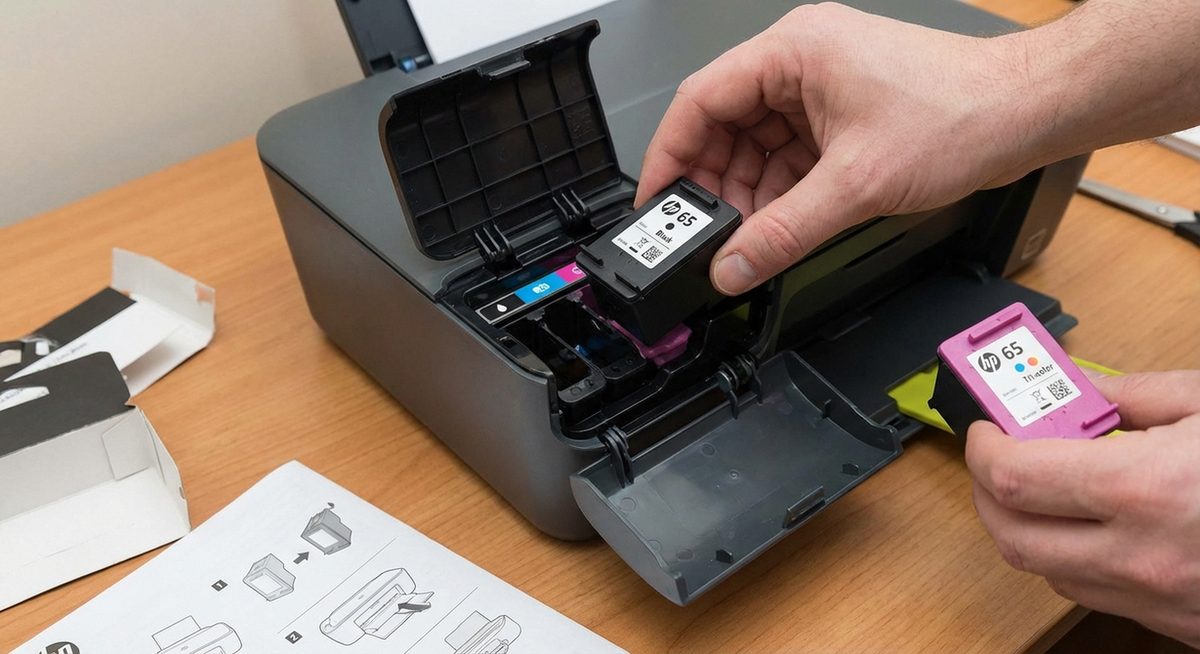 Change Ink Cartridges in HP DeskJet, OfficeJet, and ENVY Printers: Step-by-Step