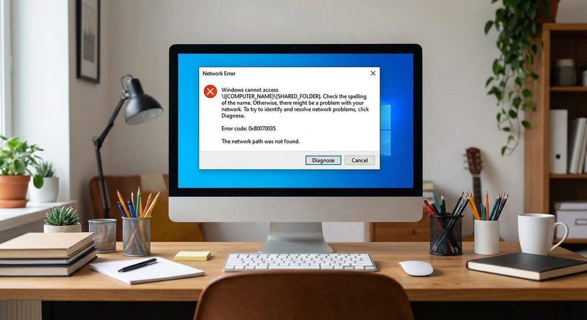 Windows 10 Network Error 0x80070035: Fix the Network Path Was Not Found Issue
