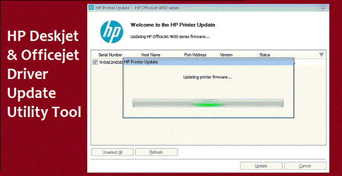 HP Deskjet & Officejet Driver Update Utility Tool For Windows 10 And 7