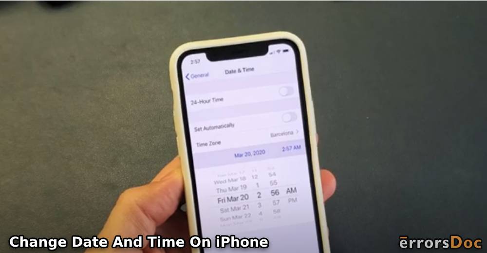 How to Change Date on iPhone along with Time?